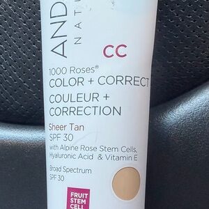 Andalou Naturals CC 1000 Roses Color Correct Sheer Tan with SPF 30 FREE SHIPPING